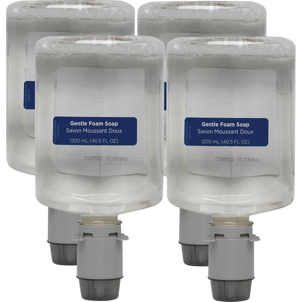 Pacific Blue Ultra 40.6 fl oz (1200 mL) Gentle Foam Soap Manual Dispenser Refills 4 PK GPC43714
